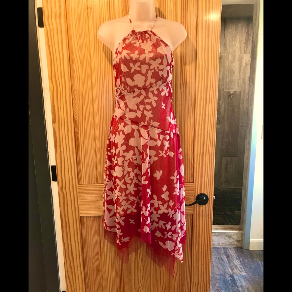 Vintage BCBG Multi-Layered Cinoline Summer Dress